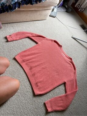 Women’s Sonoma Coral Knit Crewneck Sweater
